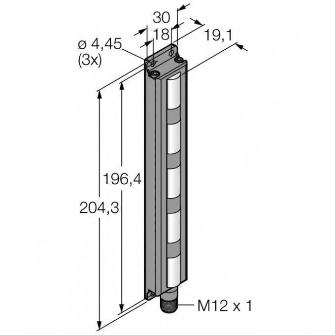 Светодиодный индикаторМногоцветный/многофункциональный индикатор - TL30FWBGYRQ - 3010958 TURCK 512087