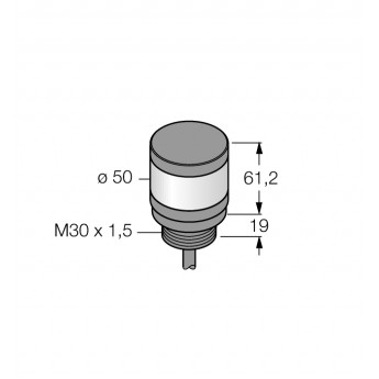 Светодиодный индикаторОдноцветный/многофункциональный индикатор - TL50R - 3083217 TURCK 512101