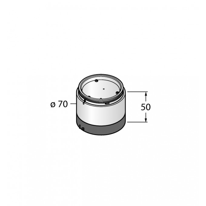 Светодиодный индикаторМодульная сигнальная колоннаЦветовой сегмент - SG-TL70-W - 3092215 TURCK 512104