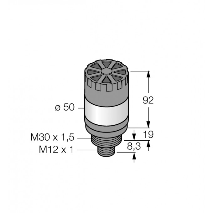 Светодиодный индикатородноцветный звуковой многофункциональный сигнализатор - TL50HRAQ - 3014583 TURCK 512126