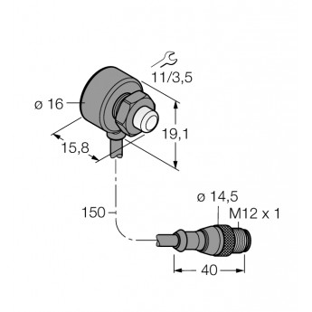 Светодиодный индикатормаяк - T8LGRXPQP - 3076420 TURCK 512246