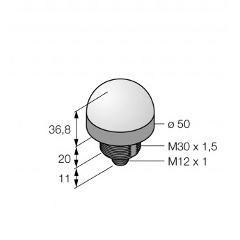 Светодиодный индикатормаяк - K50LGRBPQ - 3078986 TURCK 512248